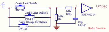 Goal Sensing Circuit