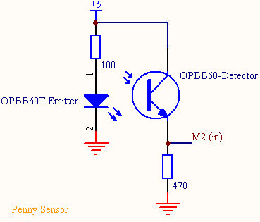 Penny Sensing Circuit
